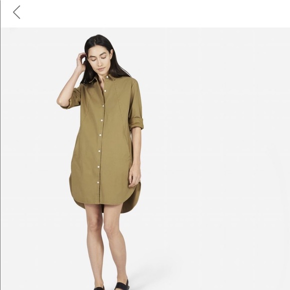 Everlane Dresses & Skirts - Everlane The Twill Shirtdress Sz 0